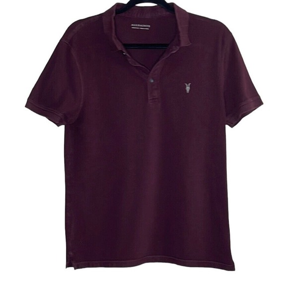 ALLSAINTS MEN'S CLASSIC POLO SIZE M‎ - Picture 1 of 7